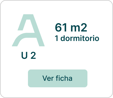 Unidad 2: departamento de 61 m2, 1 dormitorio en Pichincha, Rosario