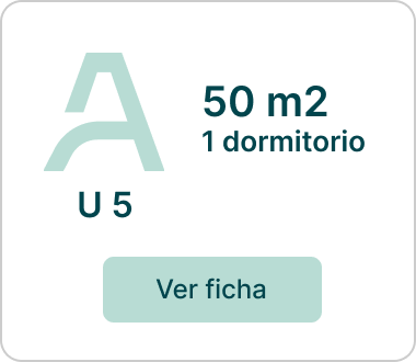 Unidad 5: departamento de 50 m2, 1 dormitorio en Pichincha, Rosario
